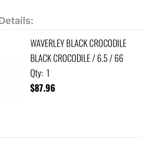 Steve Madden Block Heel in Black Croc - Picture 5 of 5